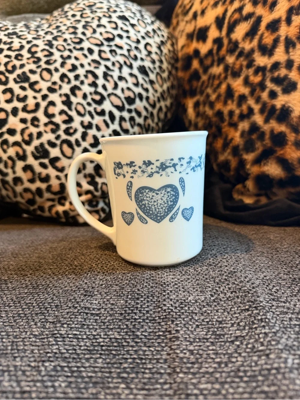Corningware Blue hearts mug - replacement mug